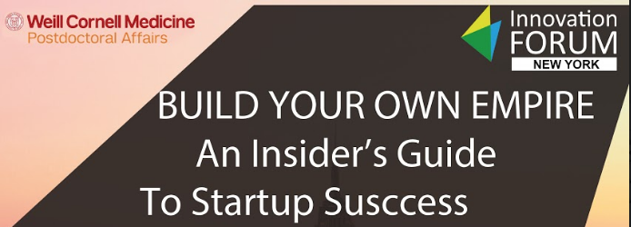 IFNY Inaugural Event Recap: “Build Your Own Empire: An Insider’s Guide to Startup Success”